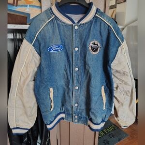 40th Anniversary Mustang Denim Varsity Jacket